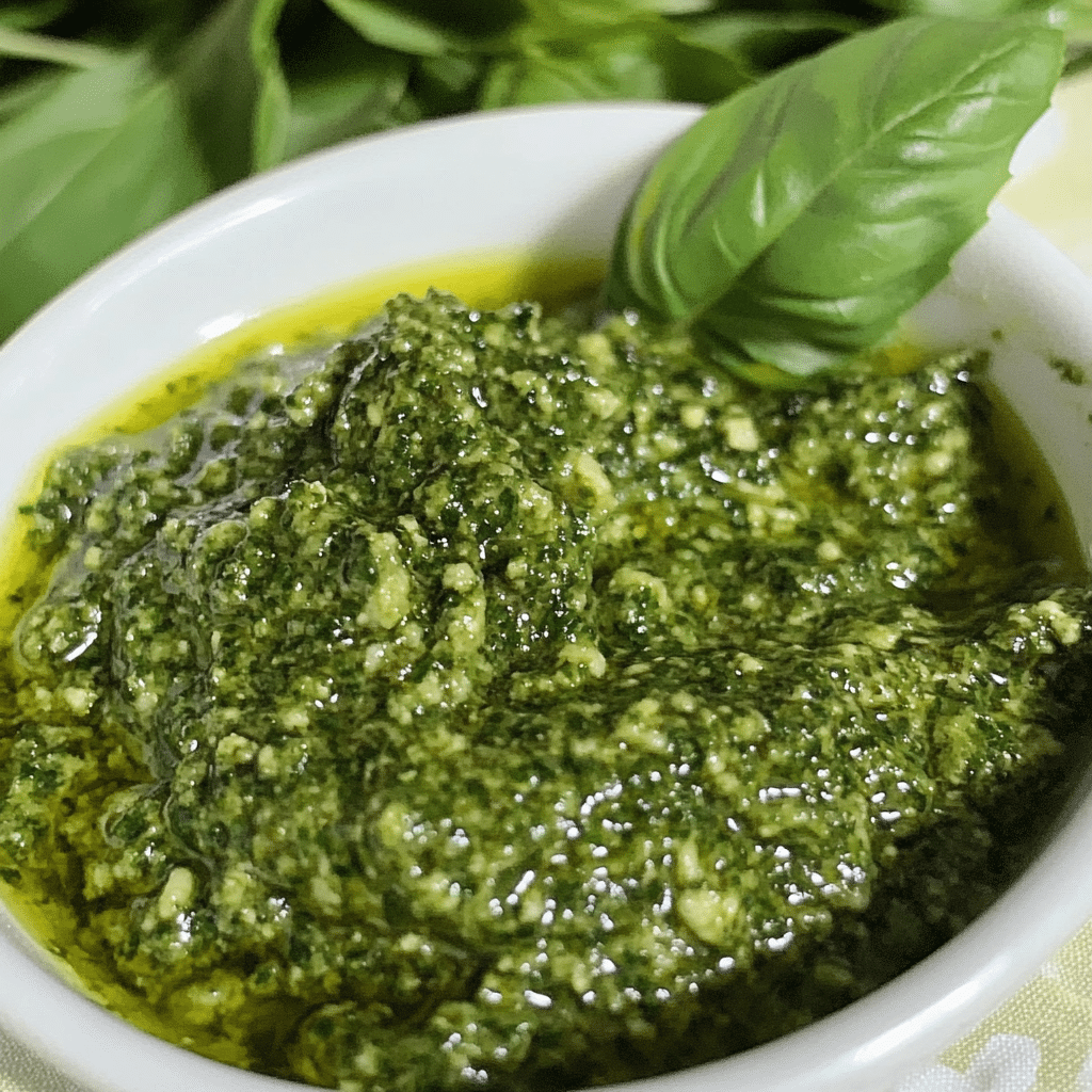 Summer Pesto Power: Elevate Meals with Fresh Basil Sauce